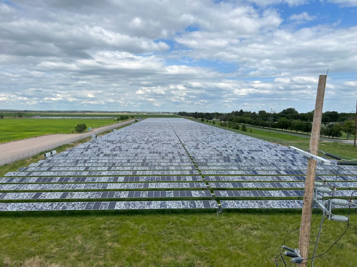 Solar farm pelted by giant hail as severe storm ripped through Nebraska