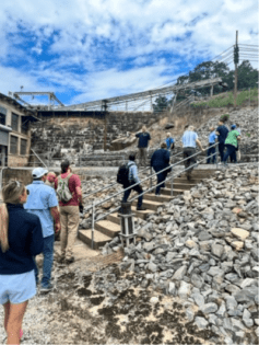 Inside the historic Gaston Shoals Hydro Station